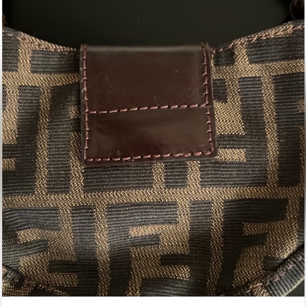 Fendi Zucca Canvas FF Logo Mini Croissant Bag | Vintage & Rare | Priced to Sell - Picture 7 of 17